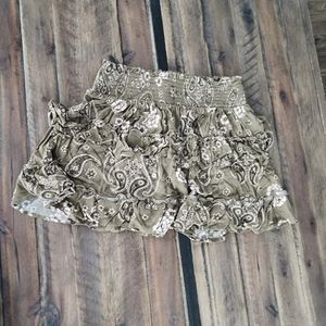 Aerie Paisley skirt